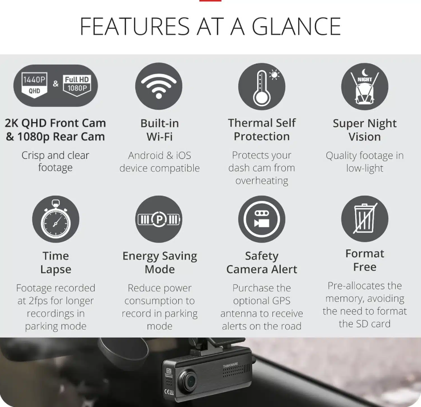 Thinkware Q200 Dash Cam