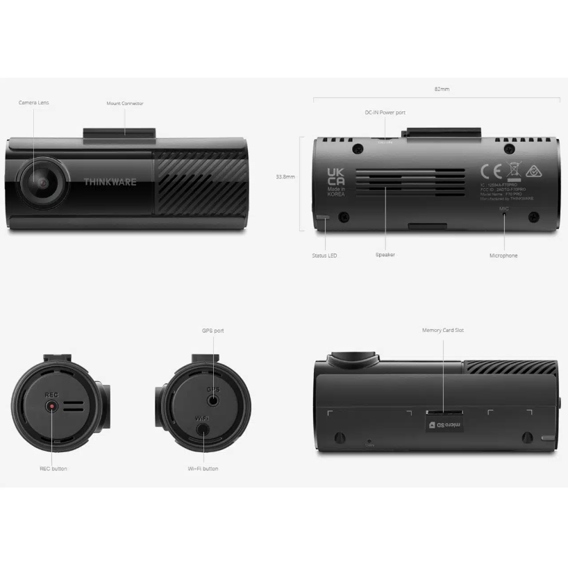 Thinkware F70 PRO Dash Cam