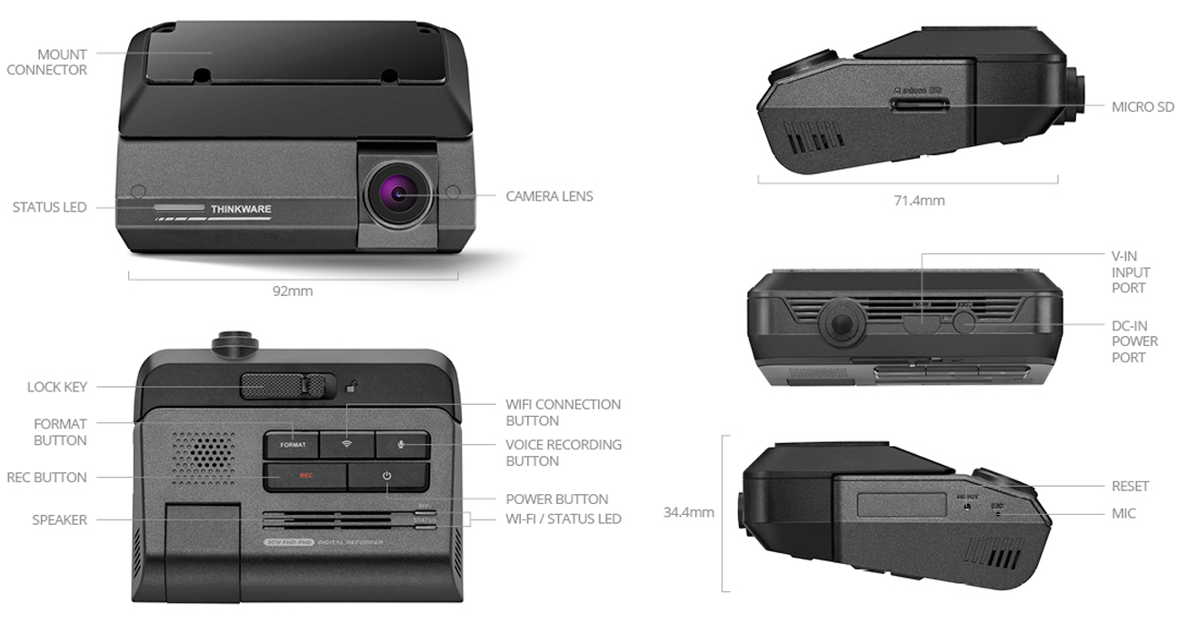 Thinkware F790 Dash Cam & Video Output via RCA